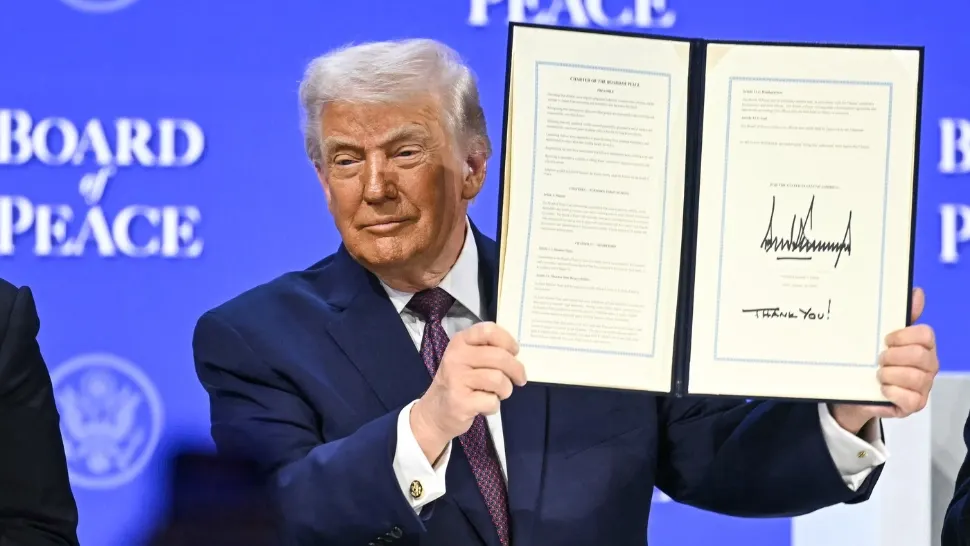 Donald Trump a lansat, la Davos, Consiliul pentru Pace: „Toată lumea vrea să facă parte”. Nicușor Dan a lipsit, Viktor Orban a fost în primul rând - VIDEO