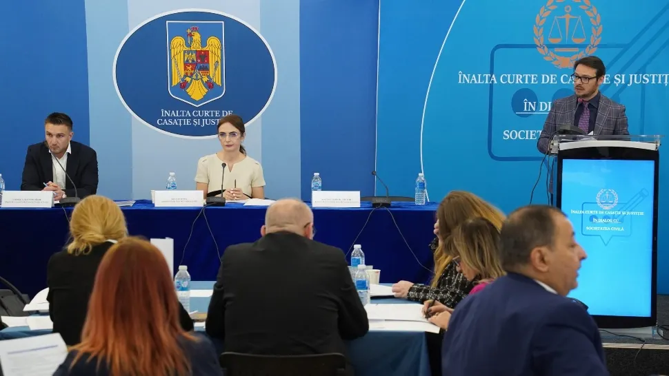 „Cum apărăm statul de drept?”, o nouă rundă de dialog dintre ÎCCJ și societatea civilă. Au fost operaționalizate grupuri de lucru pentru reforme în justiție