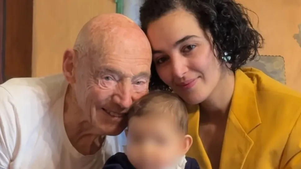 Povestea francezului de 91 de ani care are 6 copii cu 6 femei. Cea mai mică fiică are 7 luni | VIDEO