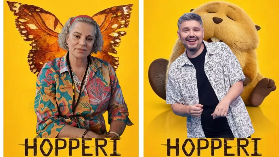 Hopperi ajunge în cinematografe: Maia Morgenstern și Cătălin Neamțu dau voce noii aventuri Disney • Pixar