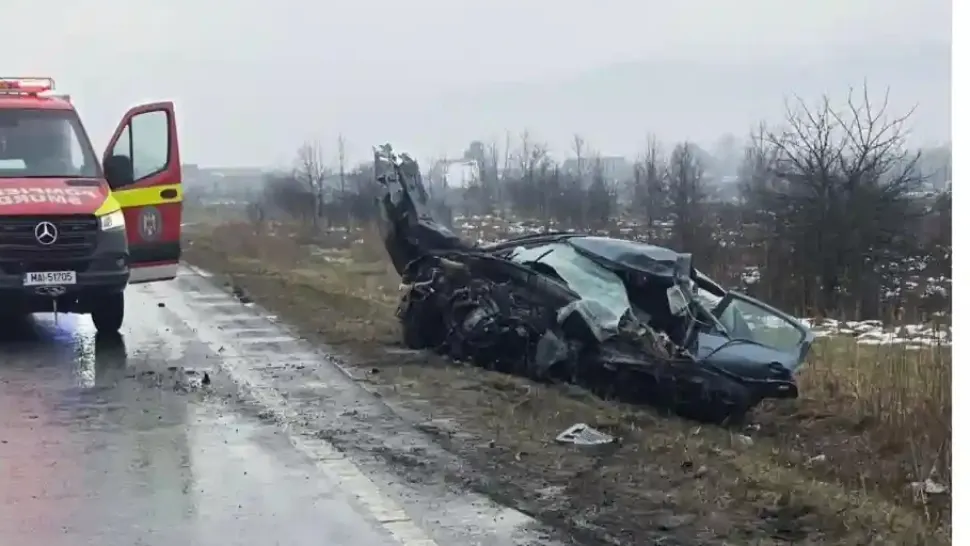 Bărbat de 33 de ani, mort într-un accident rutier pe DN1 Săcel–Săliște. Traficul, complet blocat