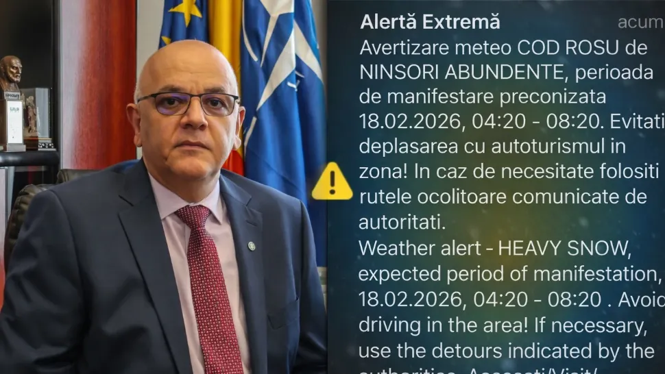 Raed Arafat, după RO-Alertul transmis la ora 4: „Mesajele se trimit pe baza informărilor primite de la ANM. Existau riscuri majore!”