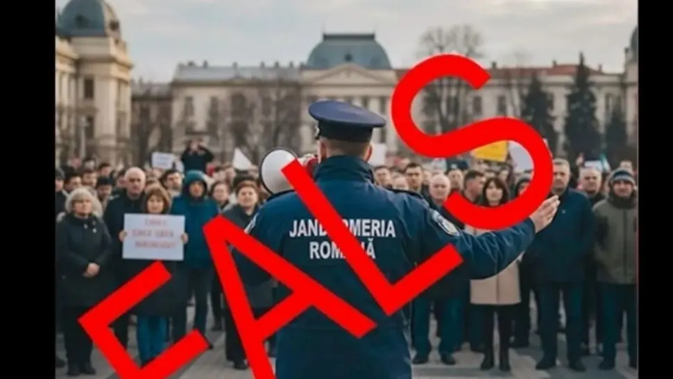 Imagini false cu jandarmi inundă internetul. Jandarmeria avertizează în legătură cu fake news-urile în uniformă  