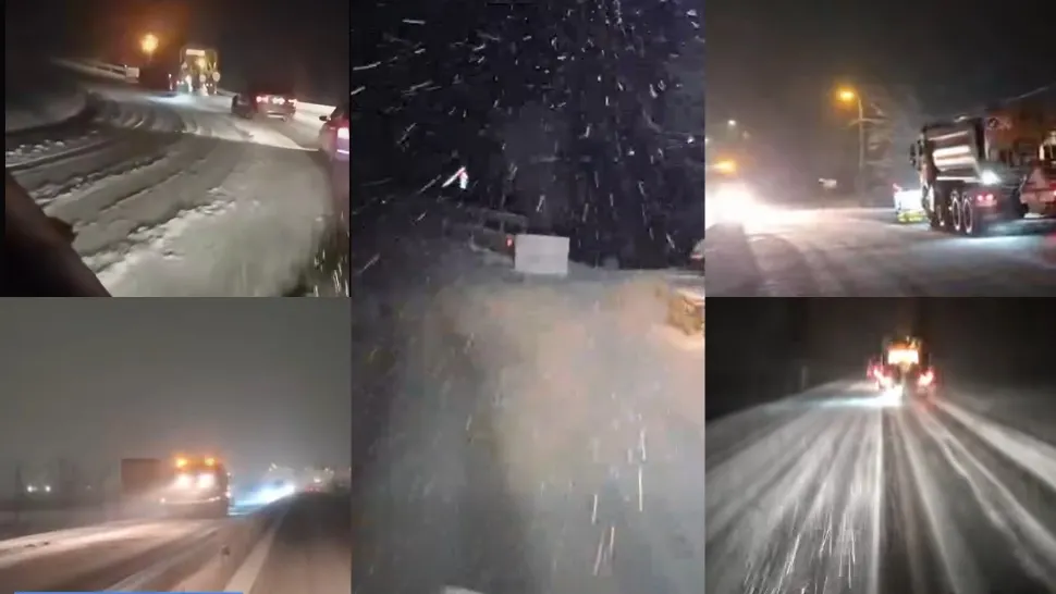 România, sub alertă Cod Portocaliu de viscol. Drumarii acționează cu utilaje și material antiderapant pe mai multe șosele din țară -FOTO/VIDEO
