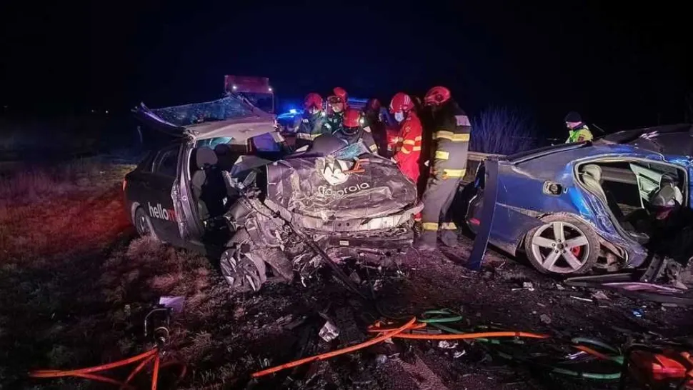 Circulație oprită pe DN 21, Brăila-Slobozia. O persoană a murit, iar alta este în stare gravă