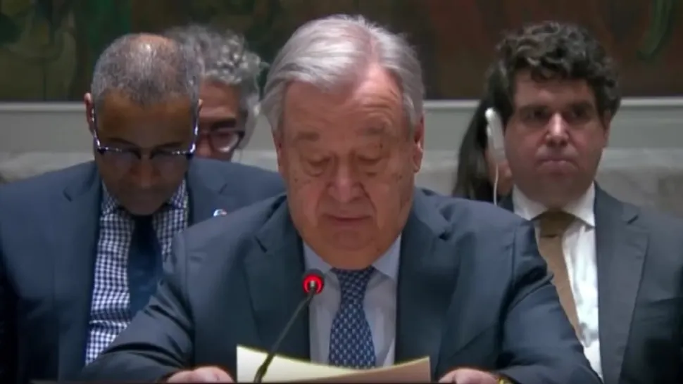 Secretarul ONU, în urma conflictului din Orientul Mijlociu: „Nu există alternativă la soluția pașnică!”