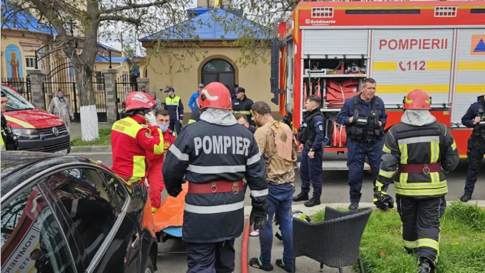 Explozie devastatoare într-o locuință din Brăila: un bărbat are arsuri pe 80% din corp după ce a încercat să aprindă aragazul