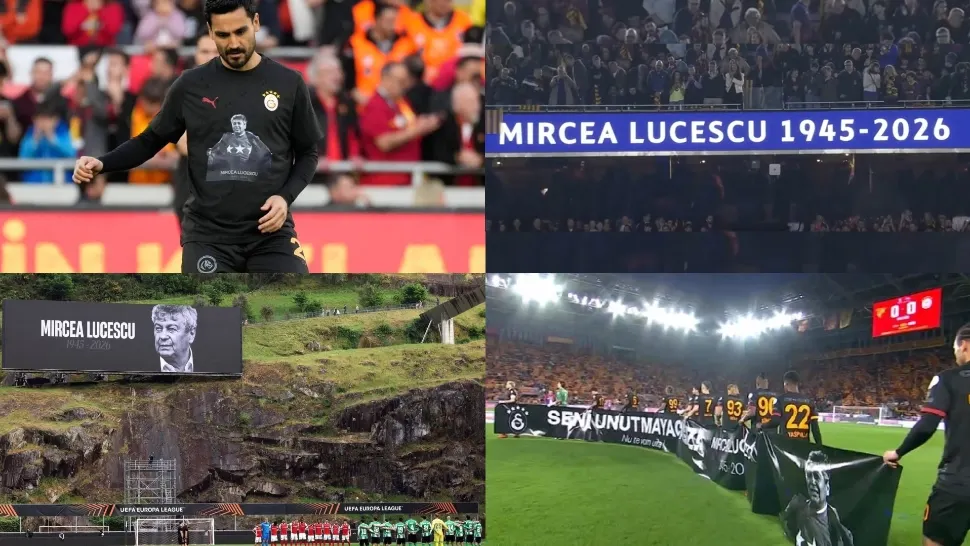 Momente impresionante pe marile stadioane din lume în memoria lui Mircea Lucescu. Mii de oameni l-au aplaudat pe ”Il Luce” -VIDEO