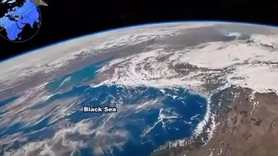 Marea Neagră văzută de la bordul misiunii Artemis 2. Imagini spectaculoase surprinse din spațiul cosmic - VIDEO