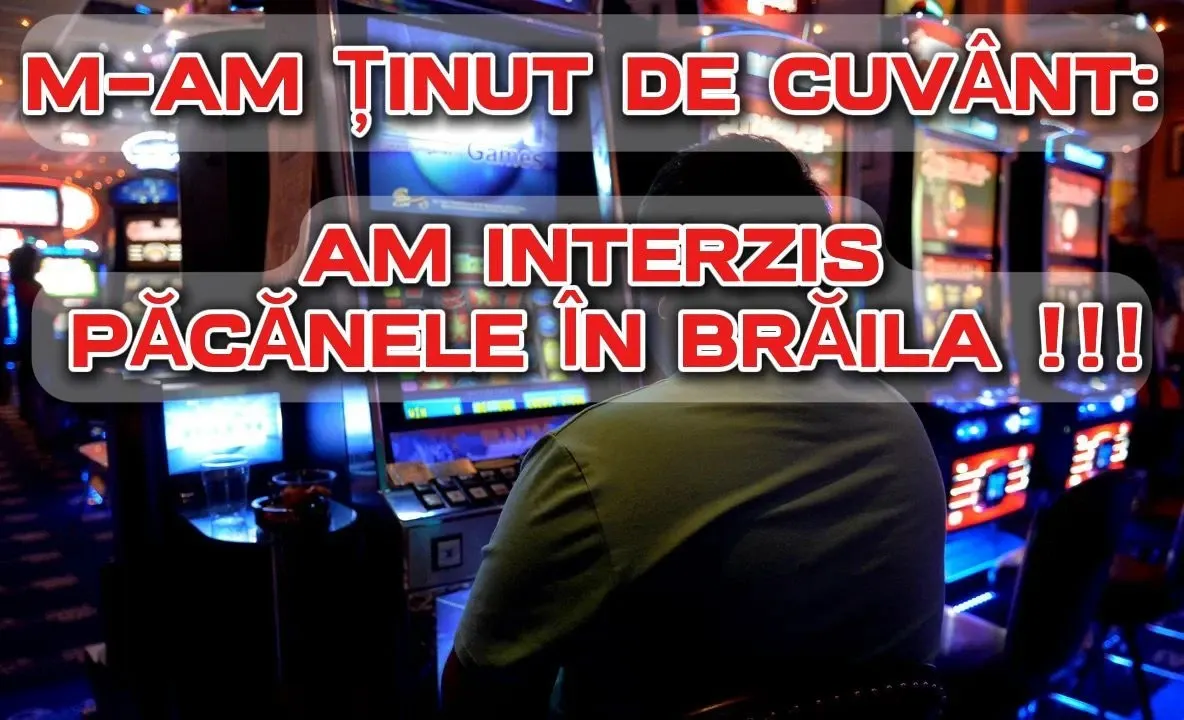 Brăila interzice păcănelele: decizie unanimă în Consiliul Local