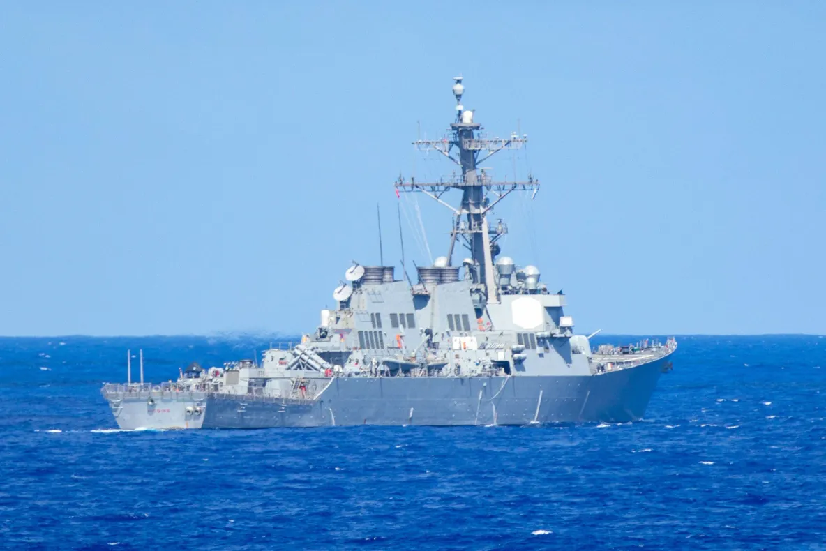 Distrugător american, fără energie și propulsie timp de câteva ore în Indo-Pacific după o avarie electrică
