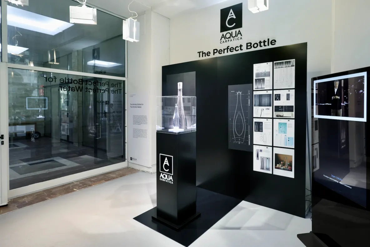 „The Perfect Bottle for the Perfect Water” – AQUA Carpatica la Bucharest Design Festival