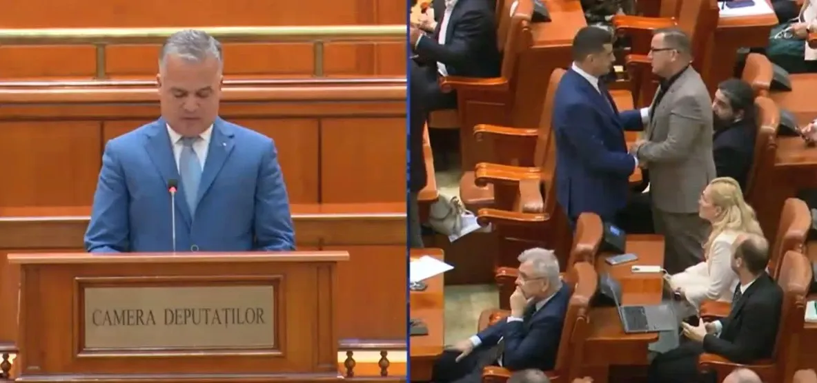 Adrian Veștea cere votul de învestitură în Parlament: „Orice secundă fără guvern înseamnă dezastru pentru țară”