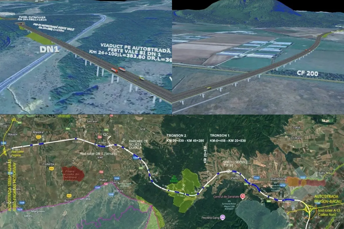 Autostrada Braşov – Făgăraş prinde contur. A fost emis Acordul de Mediu. Șeful CNAIR a făcut anunțul 