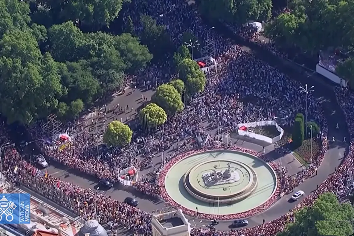 Papa Leon al XIV-lea, slujbă impresionantă la Madrid, în fața a circa un milion de credincioși – LIVE VIDEO