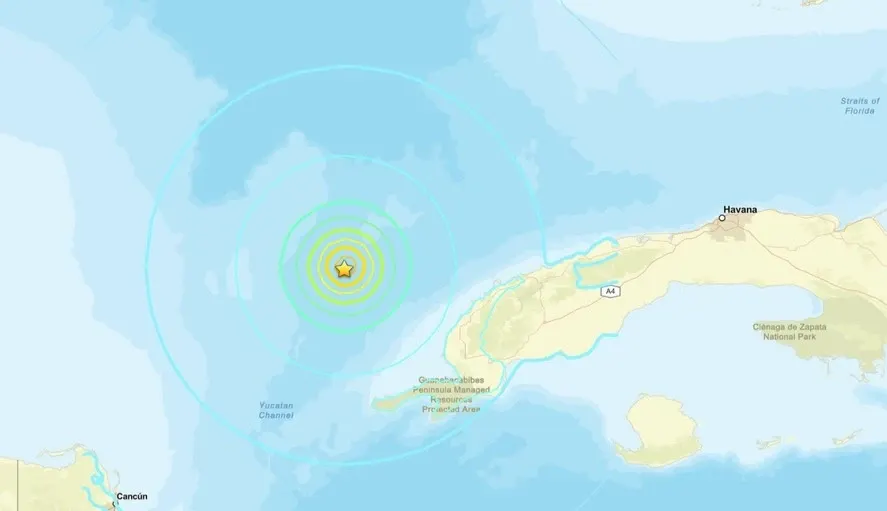 Cutremur puternic în Cuba. Seismul de magnitudine 6,1 a provocat panică în rândul populației