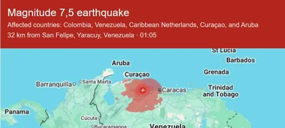 Venezuela, zguduită de două seisme devastatoare. Bilanțul victimelor depășește 10.000 de morți: a fost declarată stare de urgență