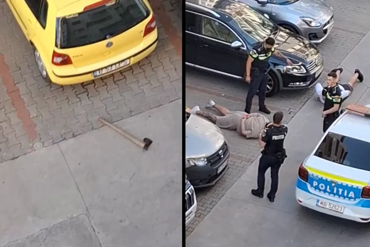 Bătaie ca-n filme în București cu topoare și pistoale pe Bd. Metalurgiei, București. Interlopii din două clanuri rivale au ieșit la reglare de conturi - VIDEO