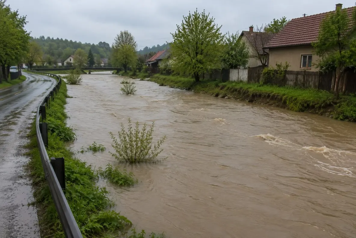 Cod galben de viituri rapide și inundații în 14 județe. Avertizarea pentru următoarele 24 de ore