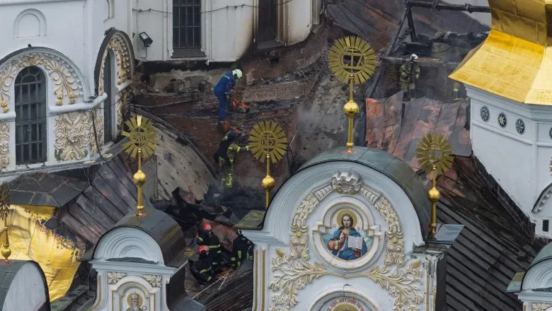 Rusia respinge acuzațiile privind lovirea Lavrei Pecerska din Kiev și susține că mănăstirea ar fi fost avariată de o rachetă Patriot