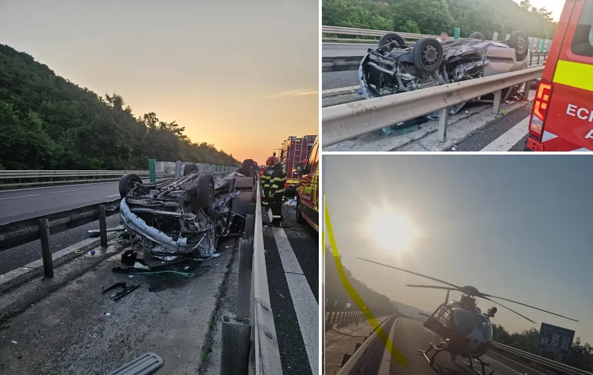 Tragedie pe Autostrada A1. O fetiță de 5 ani a murit într-un cumplit accident rutier