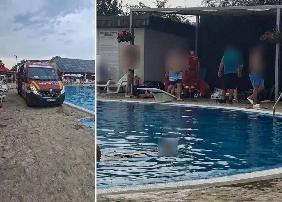 Tragedie la o piscină din Bacău: un bărbat de 64 de ani a murit după ce ar fi suferit un infarct