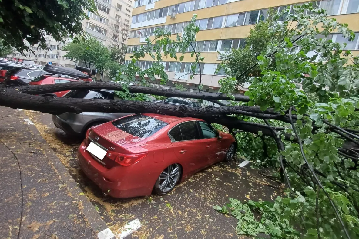 Asigurătorii au plătit peste 62,3 milioane de lei despăgubiri CASCO anul trecut, în urma furtunilor. Ce trebuie să facă propretarii afectați