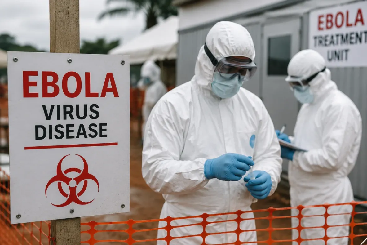 OMS începe primul studiu clinic pentru un antiviral împotriva tulpinii Bundibugyo a virusului Ebola