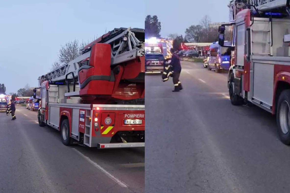Incendiu la un centru de plasament din Pașcani. Autoritățile au intervenit de urgență