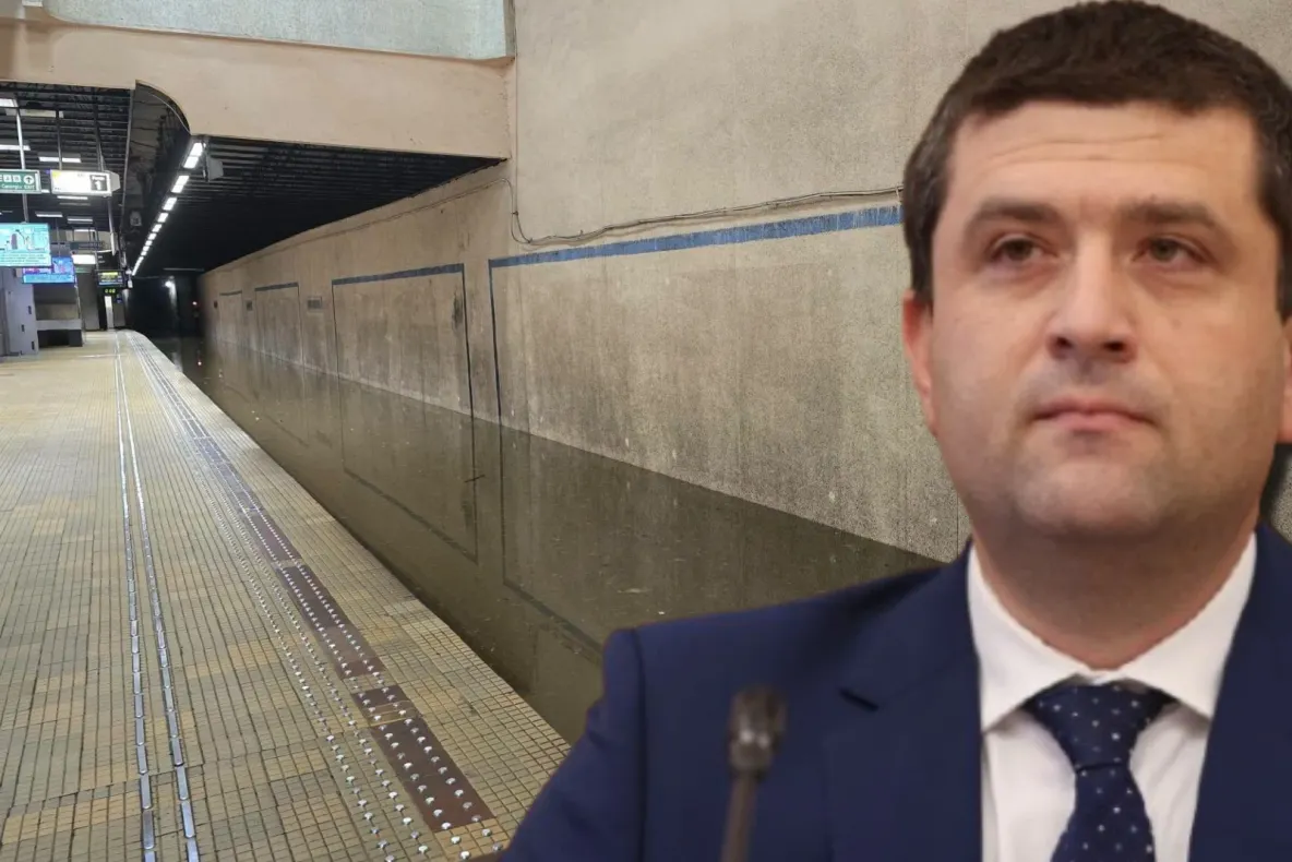 Radu Miruță are timp de ironii, în timp ce metroul este inundat. ”Unii ar fi vrut ca, de azi, prețul biletului să crească la 7 lei”