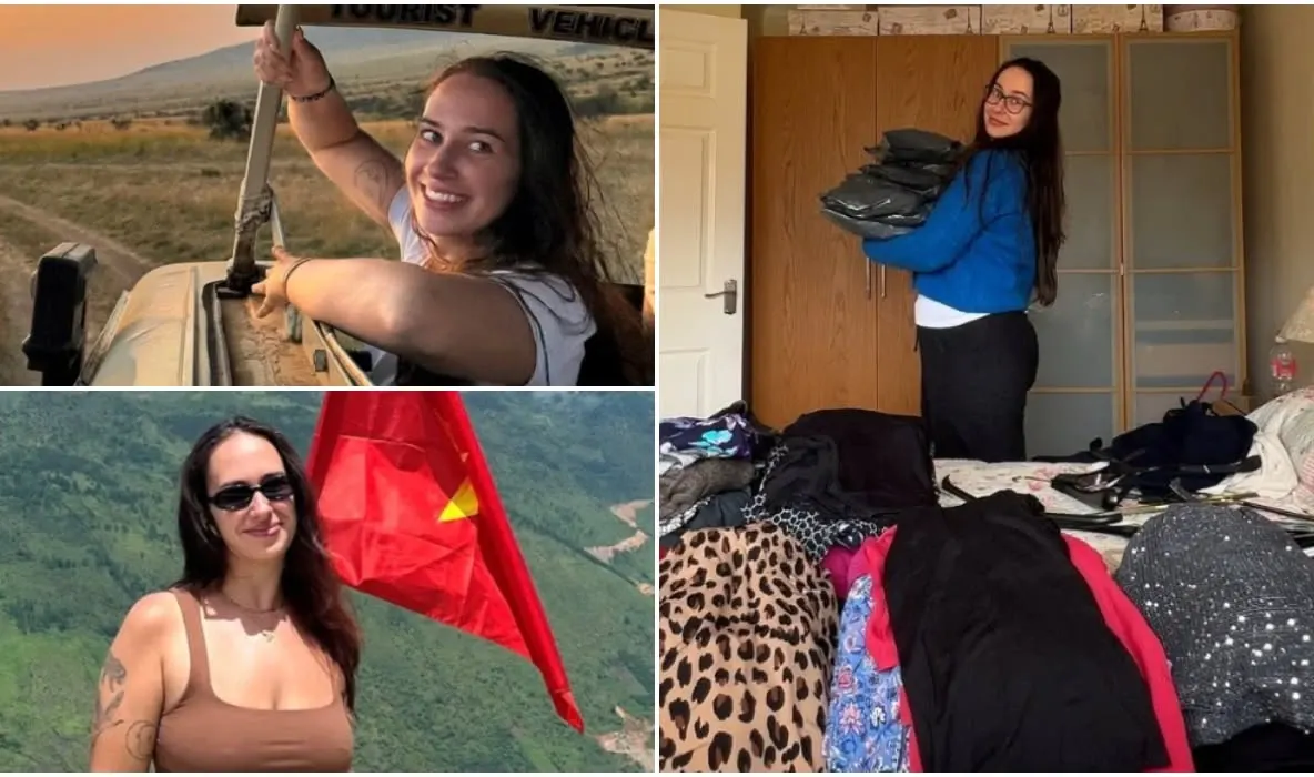 Și-a vândut peste 200 de haine și a strâns o avere pentru a-și îndeplini visul! Povestea tinerei care a ales lumea în locul bunurilor materiale