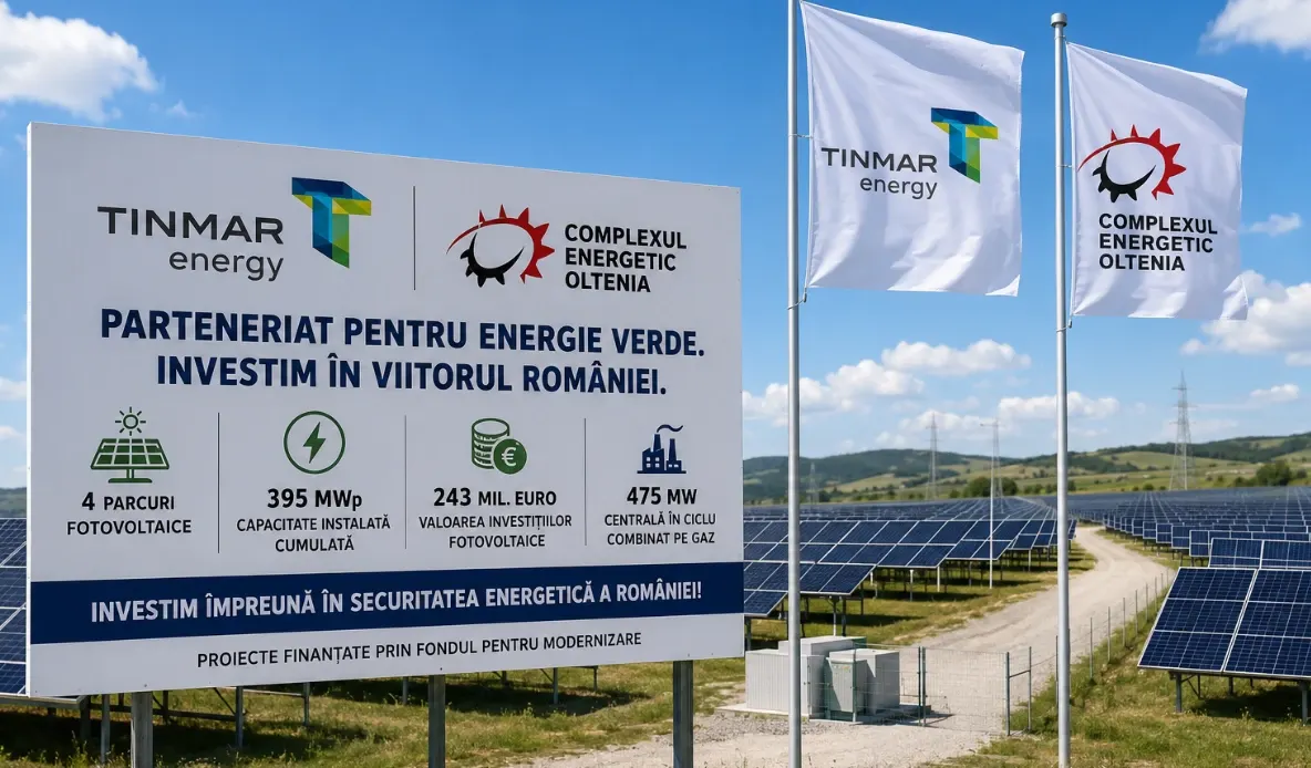 Parteneriatul dintre Complexul Energetic Oltenia și Tinmar Energy intră într-o nouă etapă