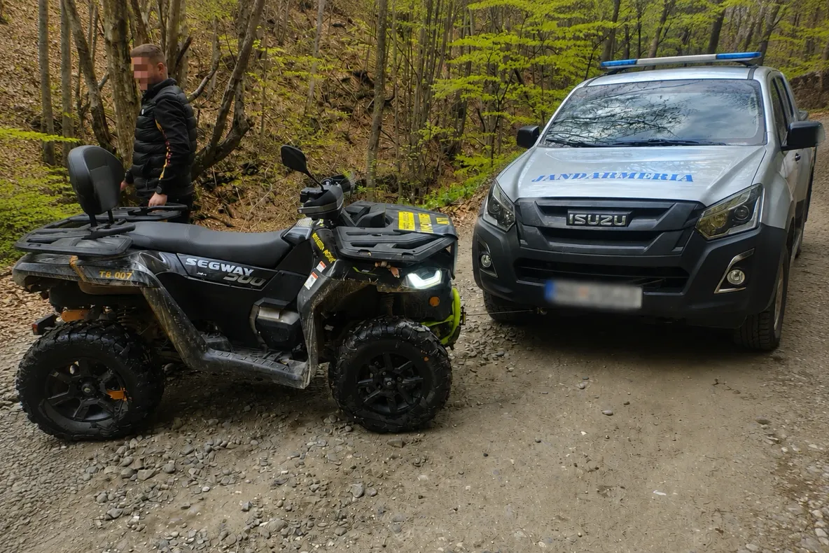 Adolescent de 16 ani, rănit grav într-un accident cu ATV-ul în Bistrița-Năsăud