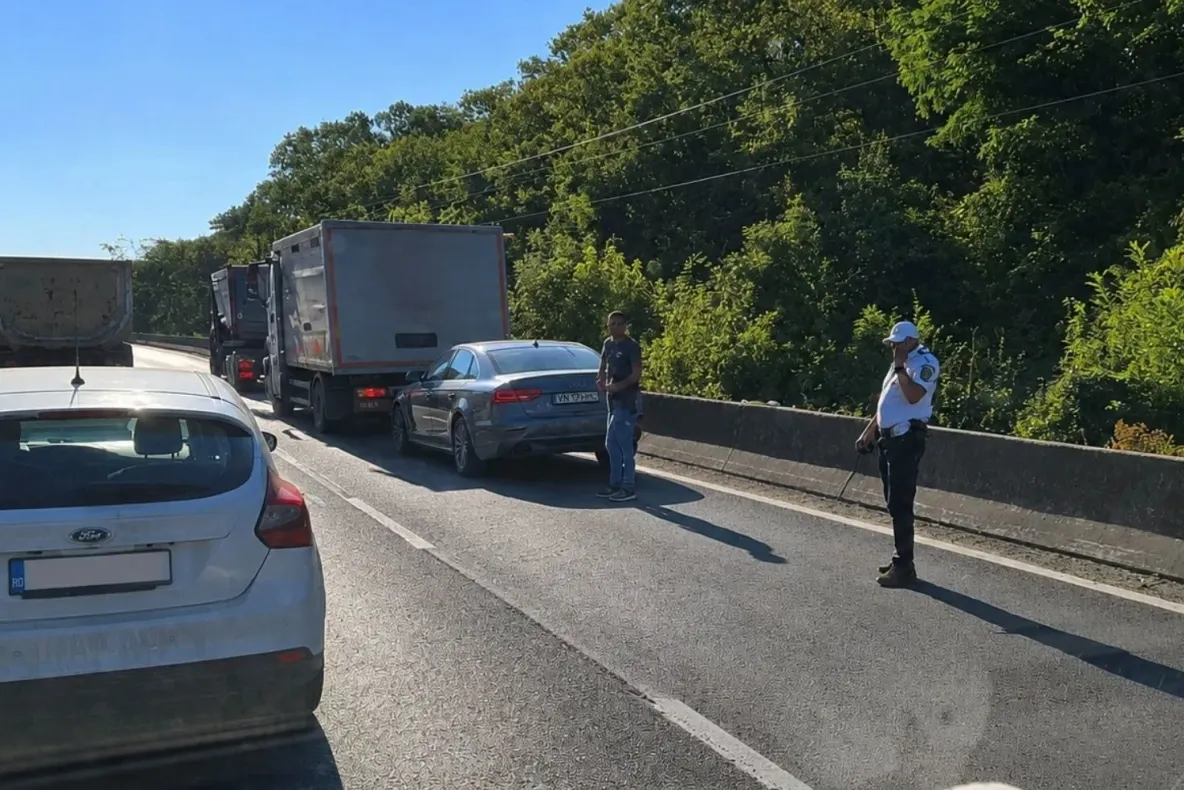 Accident pe Centura Capitalei: traficul este oprit pe sensul Otopeni-Pantelimon