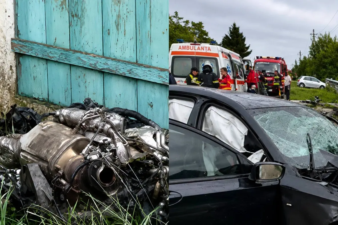 Accident grav în Neamț! Un tânăr de 28 de ani a ajuns la spital după ce mașina s-a izbit violent de un cap de podeț