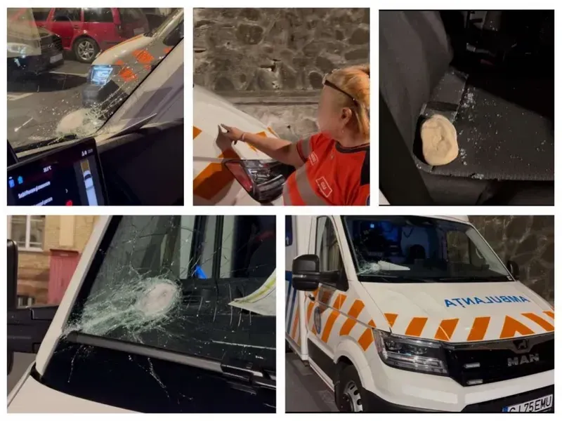 O ambulanță aflată în misiune a fost atacată cu pietre și topoare pe motiv că „fură copiii”. Șoferul a fost grav rănit