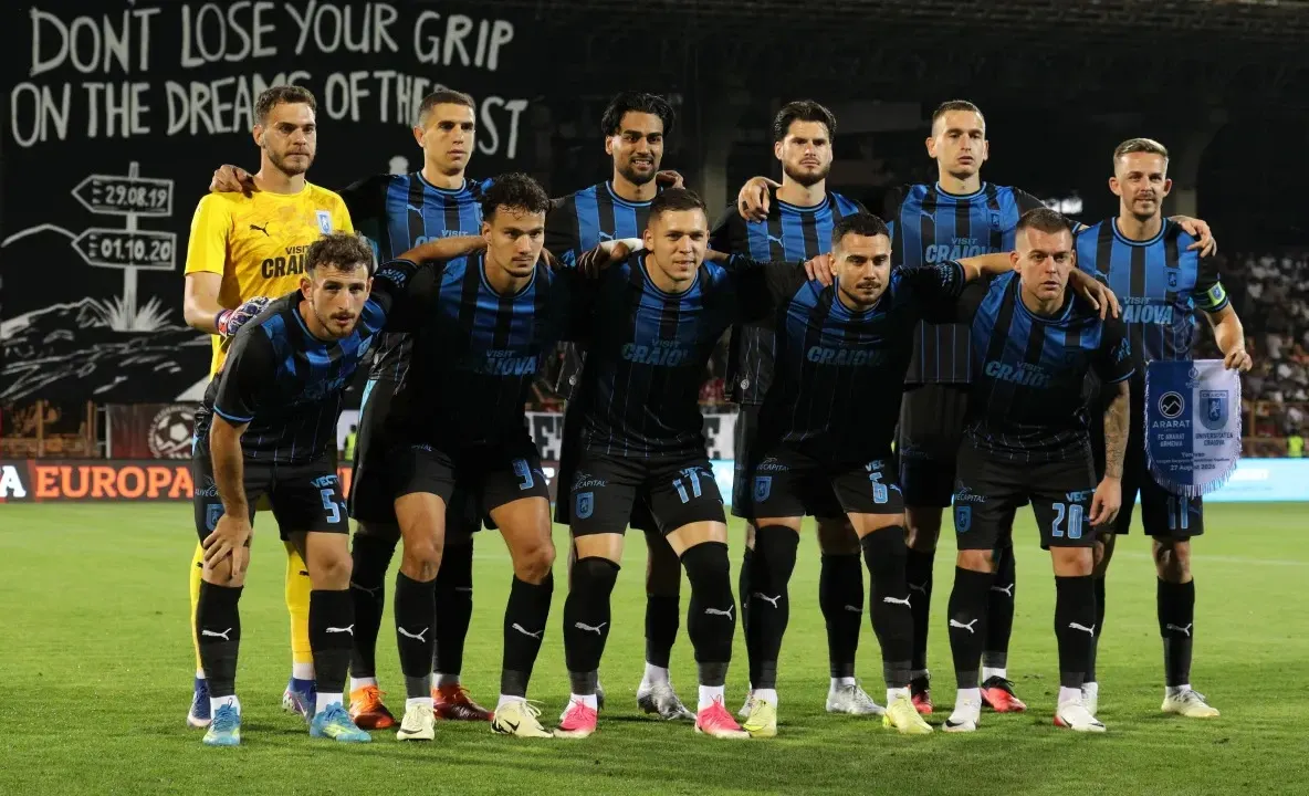 Universitatea Craiova, eliminată dramatic de Ararat-Armenia din Europa League. Gol decisiv după două penalty-uri apărate de Popescu