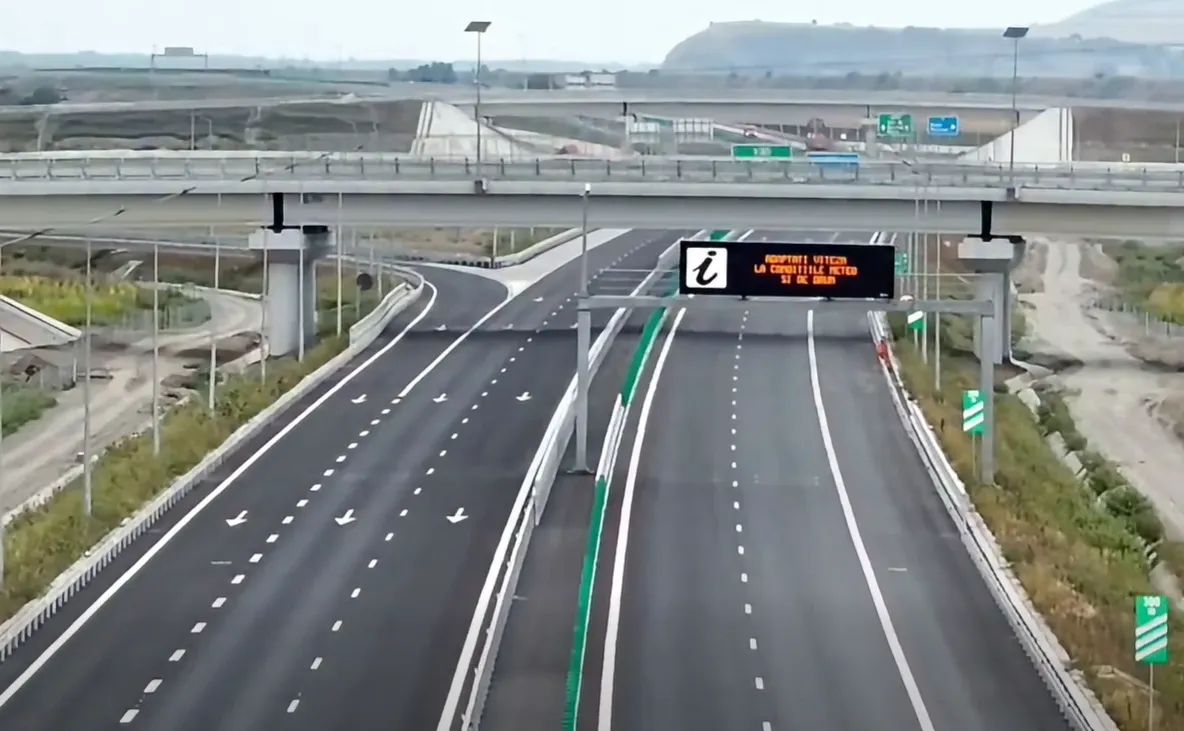 Șoferii vor putea ajunge mai repede spre Moldova. A7 mai deschide luni un tronson de 47,1 kilometri