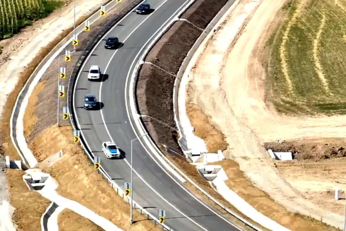 Vești bune pentru șferi. Un nou lot de autostradă a fost deschis circulației