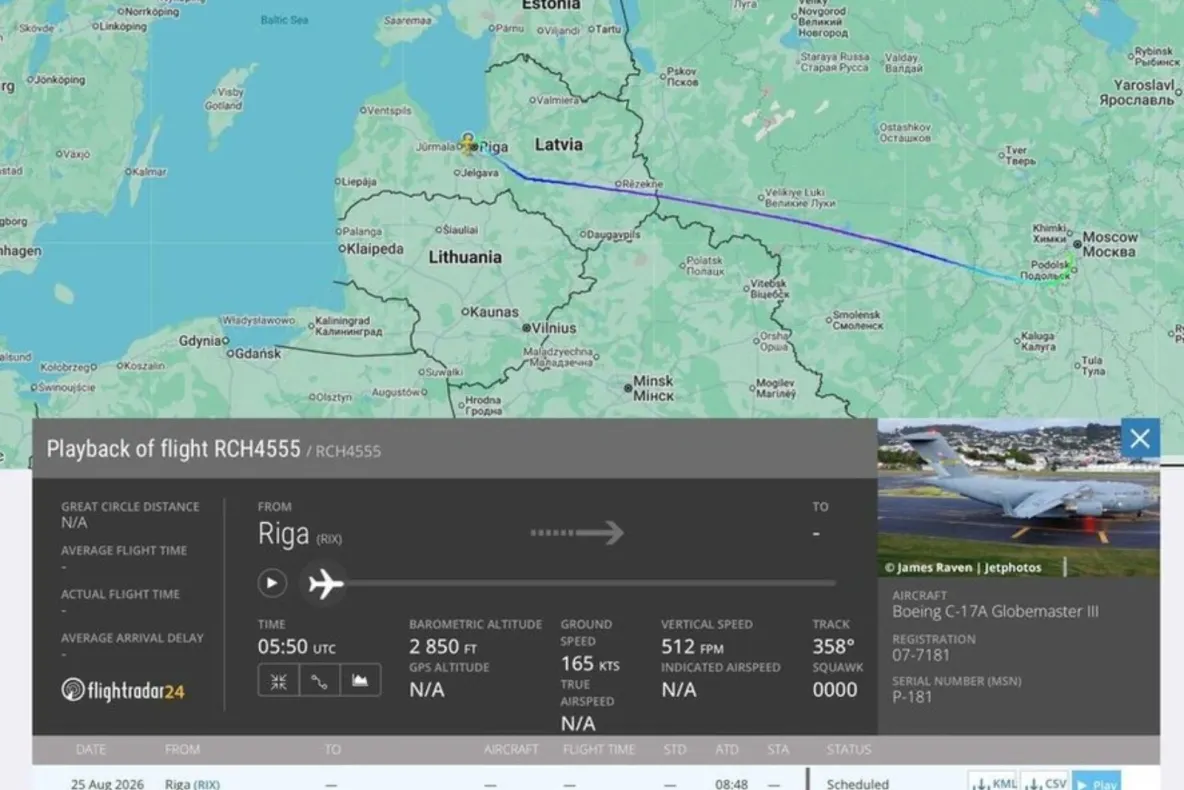 Mister total la Moscova. Un avion militar american a aterizat în Rusia. Kremlinul susține că nu știe nimic