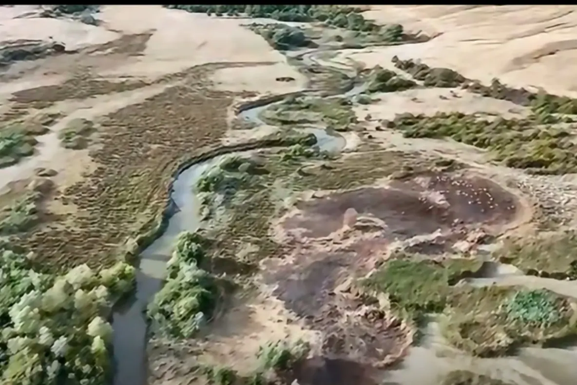 Seceta golește lacul de acumulare de la Suplacu de Barcău. Gradul de umplere a ajuns la 39% - VIDEO