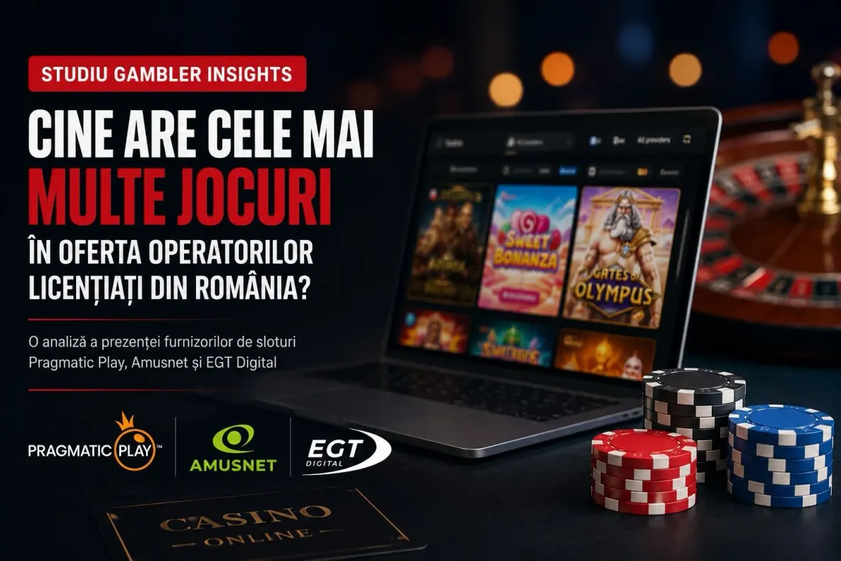 Studiu: Pragmatic Play domină oferta operatorilor licențiați din România. Ce arată studiul realizat de Gambler.ro