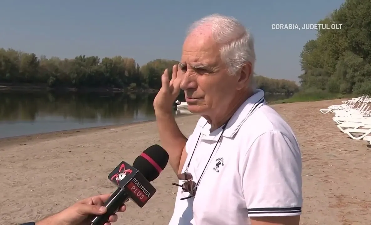 Dunărea a ajuns la un nivelal armant la Corabia. Portul turistic, închis din cauza secetei