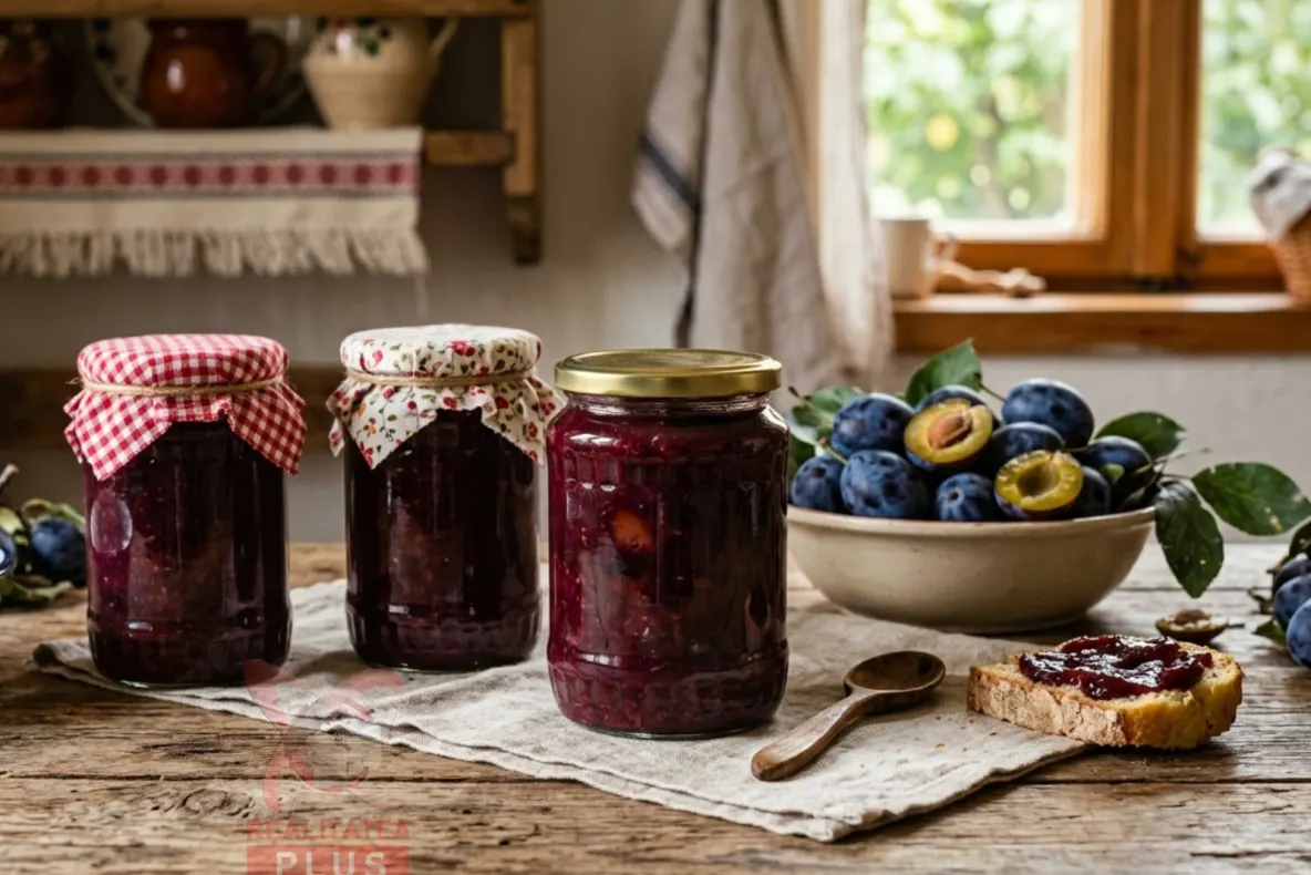 Gem de prune fără zahăr pentru iarnă. Rețeta simplă și gustoasă, fără conservanți
