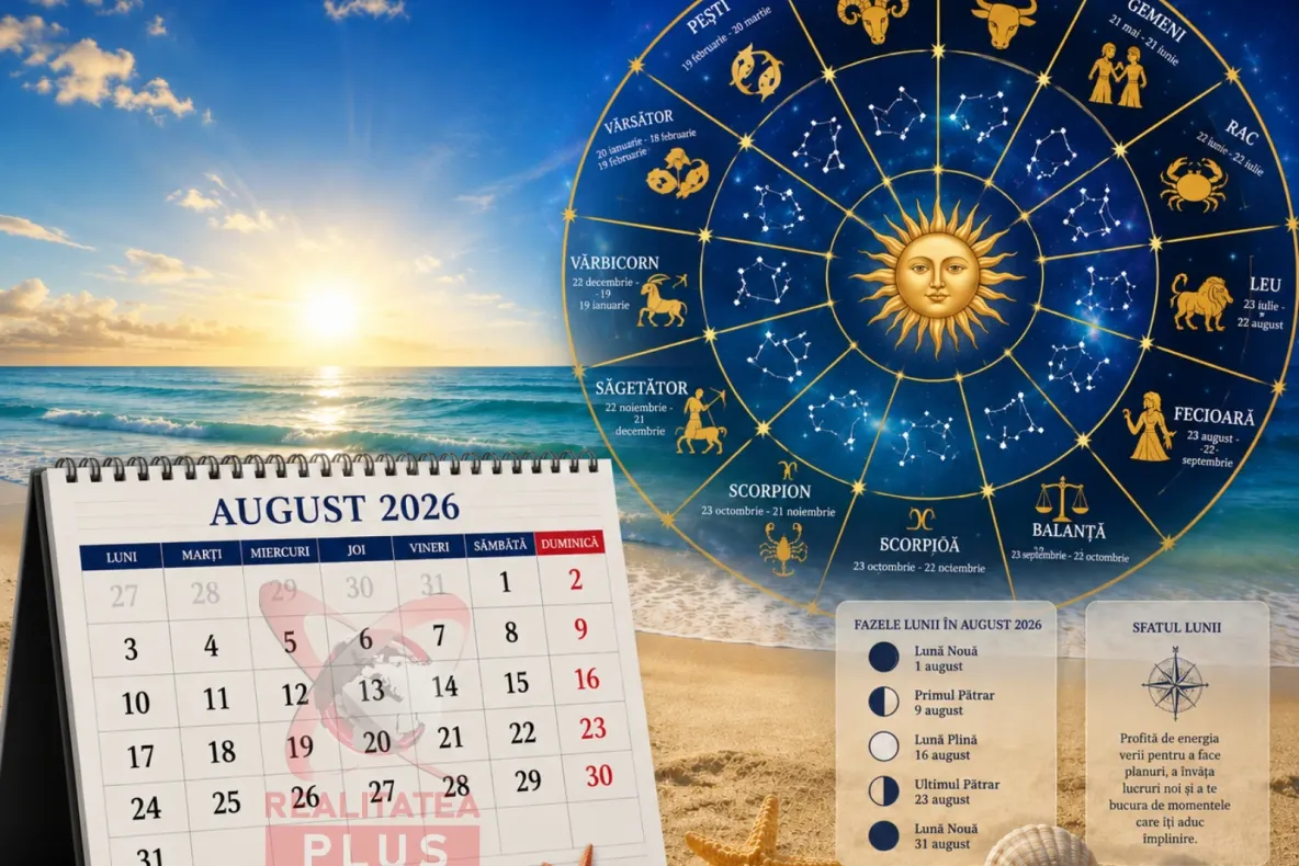 Horoscopul zilei de marți, 4 august 2026. Inspirație, momente de claritate și oportunități de afirmare în carieră