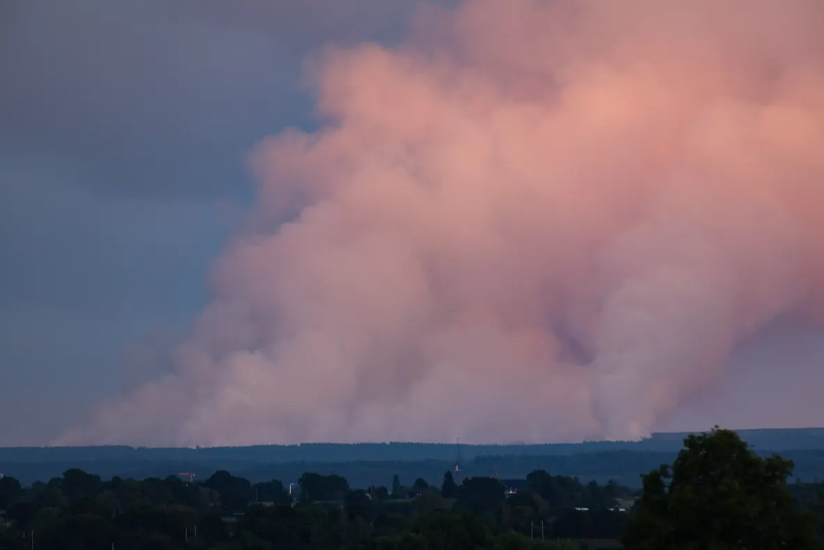 1.600 de hectare, mistuite de flăcări în Belgia. UE trimite elicoptere și avioane