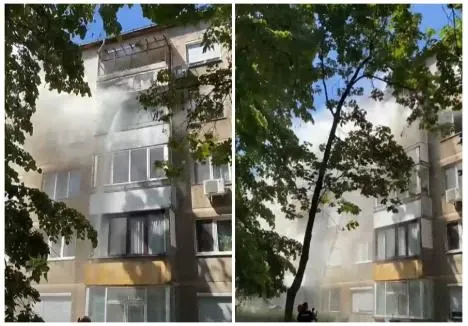 O femeie a murit într-un incendiu izbucnit într-un bloc din Oradea. Opt persoane au fost evacuate