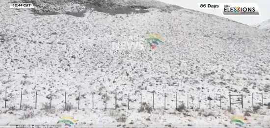 Iarnă în Africa de Sud: ninsorile au paralizat traficul. Drumuri și trecători, închise VIDEO