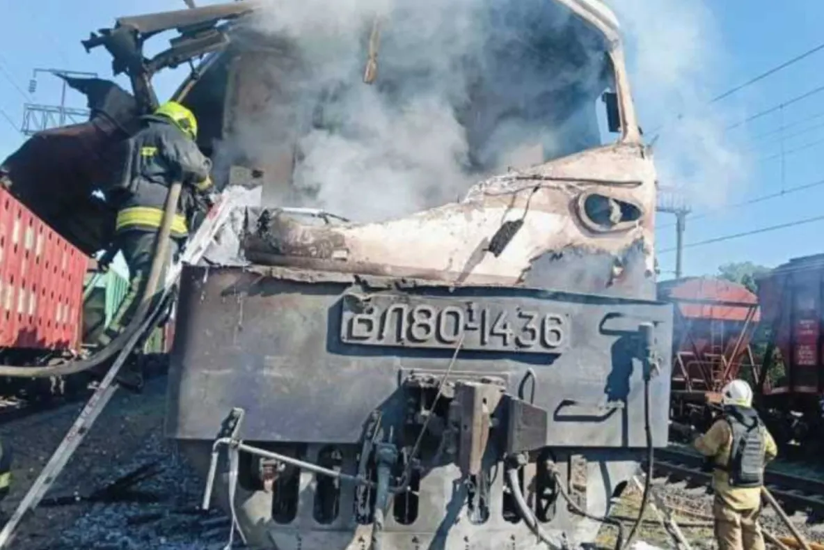 Atac rusesc cu dronă asupra unui tren în Ucraina. Doi membri ai echipajului au fost uciși