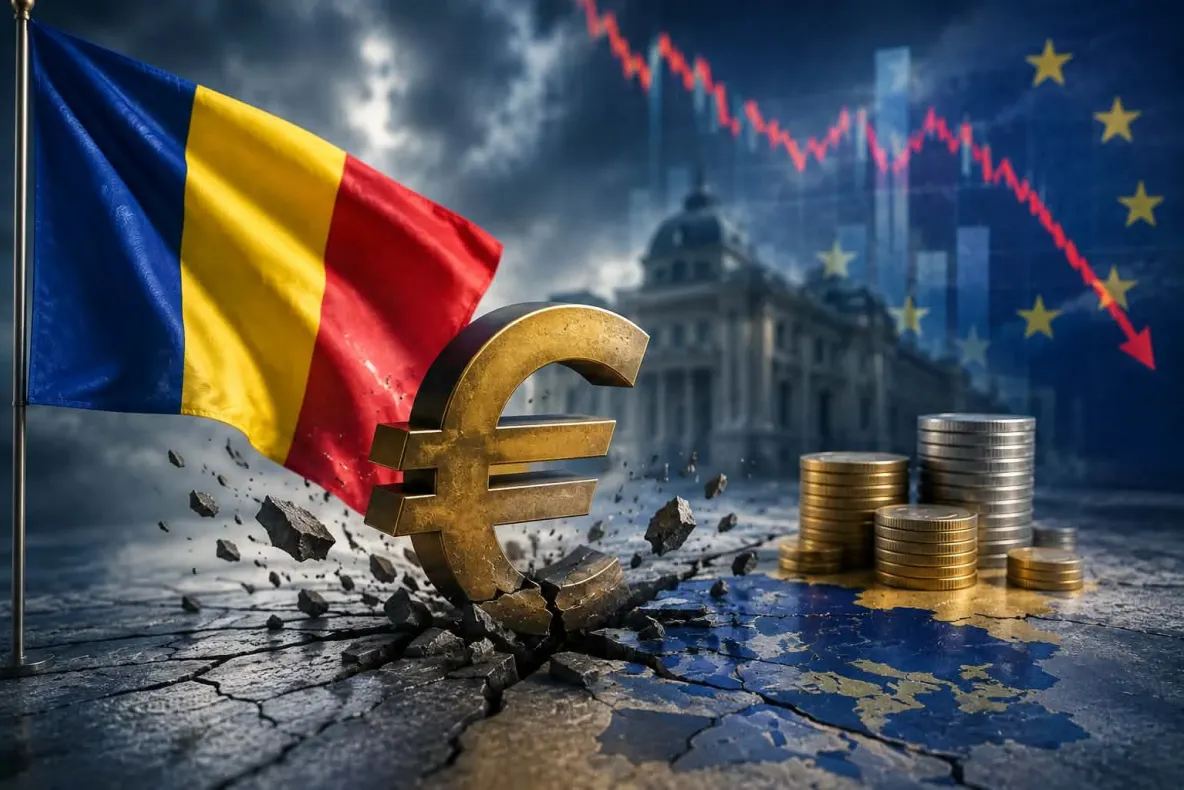 România se îndepărtează de zona euro. Economia NU mai îndeplinește criteriile UE
